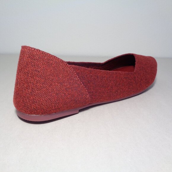 Mia Size 6.5 M KERRI Wine Textile Slip On Flats / Loafers New Women's Shoes - Picture 11 of 16